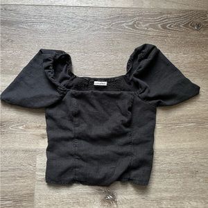 Abercrombie & Fitch Puff Sleeve Top